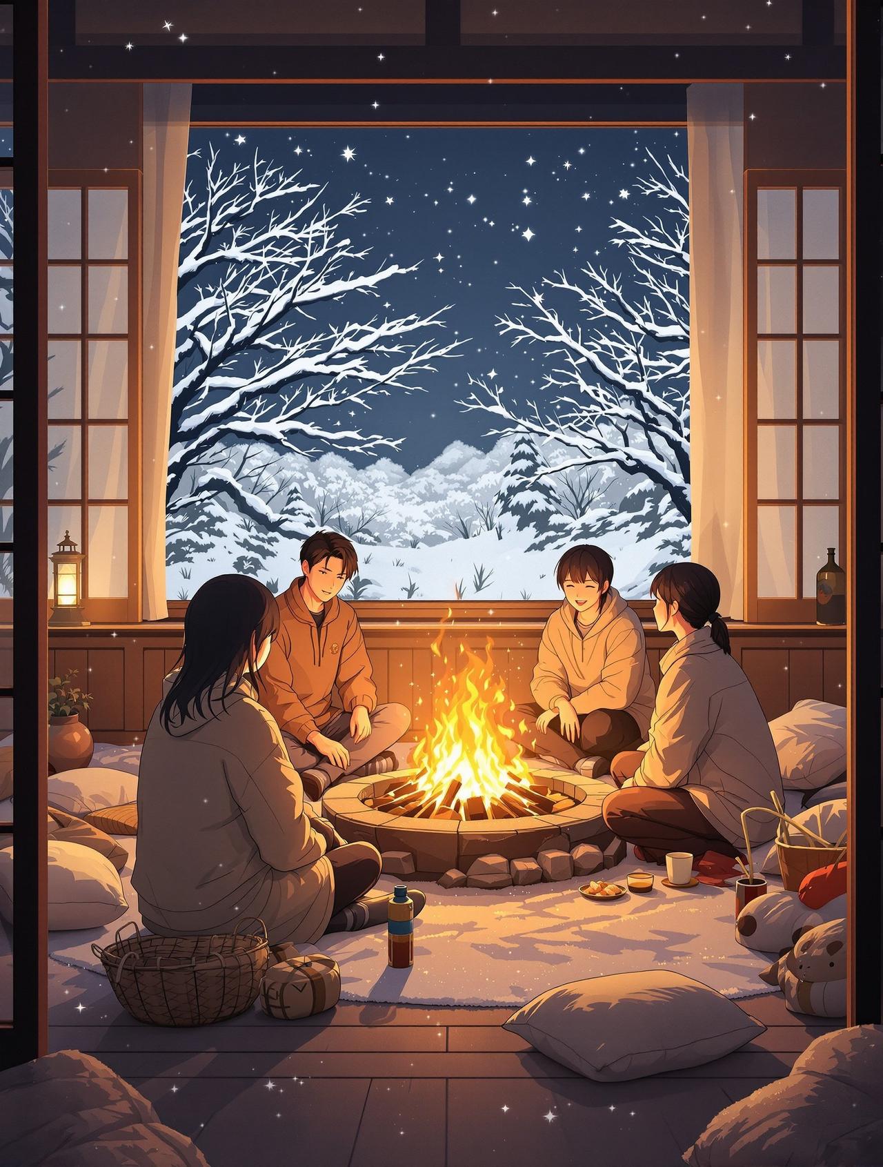 51短剧网 围炉夜话 - 冬夜温暖物语,友谊物语治愈短剧排行榜